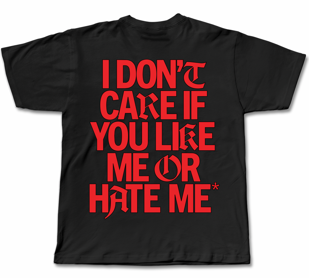 i dont care if you like me or hate me